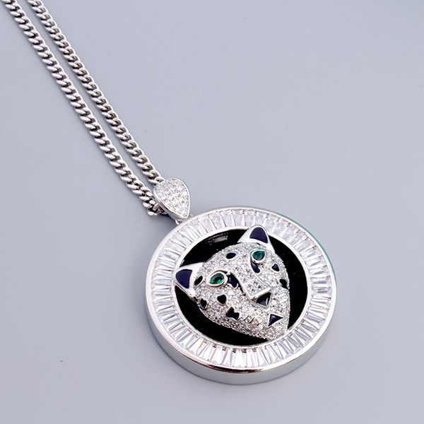

new luxury love black charm fashion designer jewelry long chain pendant luxury love necklace necklaces for women men mother daughter wedding, Silver