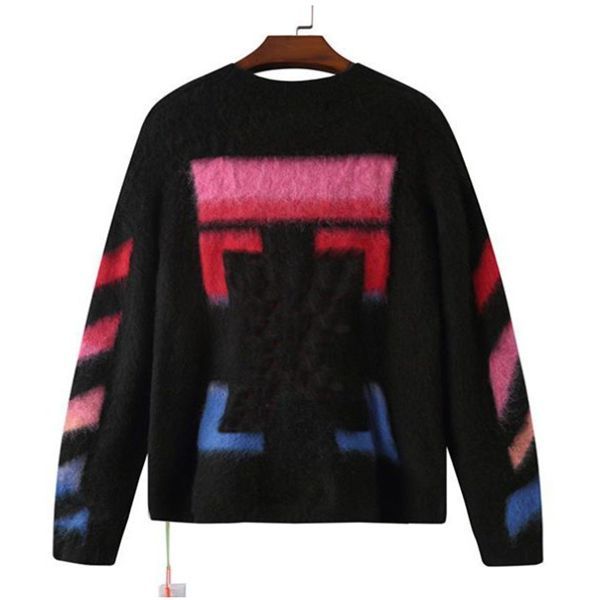 

womens sweater fleece shirts thick o-neck warm pullover slim knit knitting casual jumpers small arrow brand sweatshirt designer sweater 20st, White;black