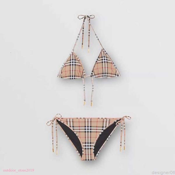 

kids bathing suits summer swimsuit stripe thread head check pattern girl swimsuit set fashion comfortable clothes bikinis children, White;black