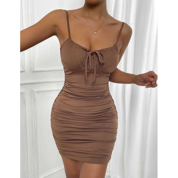 

backless spaghetti straps dress summer selling lace up sheath womens, Black;gray