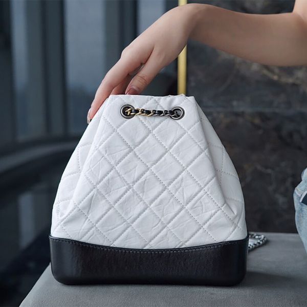 

womens quilted cowhide fashion book bag backpack designer crossbody back pack cc handbags tote shoulder mens purses school bag luxury metal