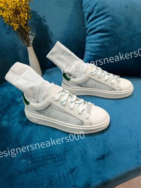 

2023 luxury designers casual shoes reflective sneaker women men shoes calfskin vintage trainer platform shoes obliques knit trainers, Black