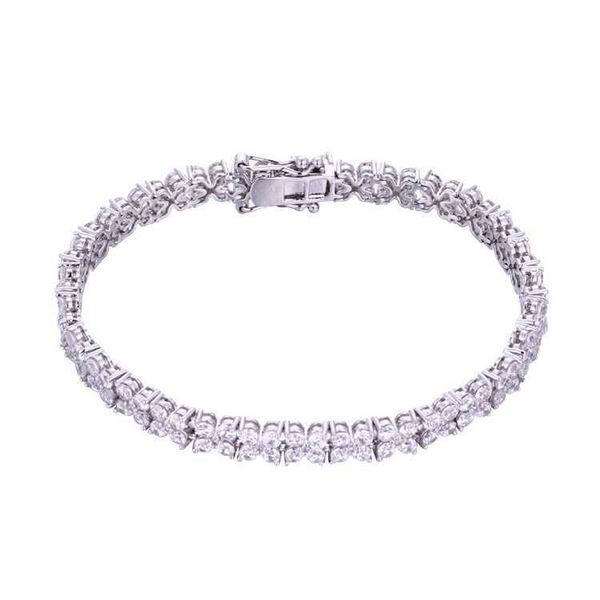 

wholesale 925 bracelet silver cubic zirconia tennis