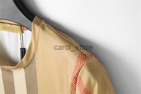 

mens tshirts designer mens tshirt black and white beige plaid stripe brand pure cotton breathable slim casual shirt street same style mens a, White;black