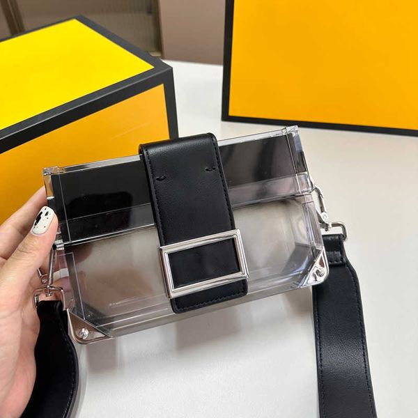 

acrylic clear bag purse designer woman handbag jelly shoulder bags fashion cute y2k pink cross body wallets beach phone bag 230615