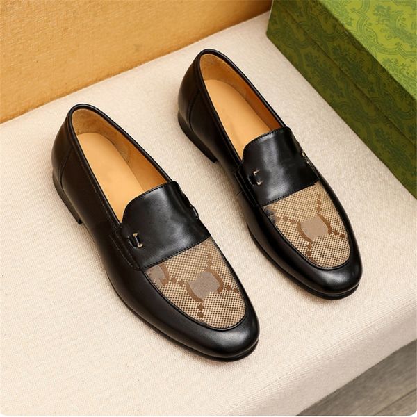 

formal shoes 2023 ggs fashion men's business work wedding party tourism holiday leisure flat shoes 01-001, Black