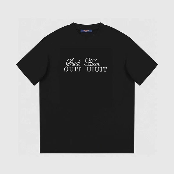 

23ss new made in italy woman men's t-shirts high end classic letter printed short sleeve vacation summer fashion breathable casual stre, White;black