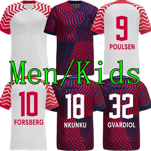 

2023 rbl soccer jerseys leipziges on fire limited edition wenner poulsen forsberg 2024 bundesliga sabitzer camisetas de futbol men kids kit, Black;yellow