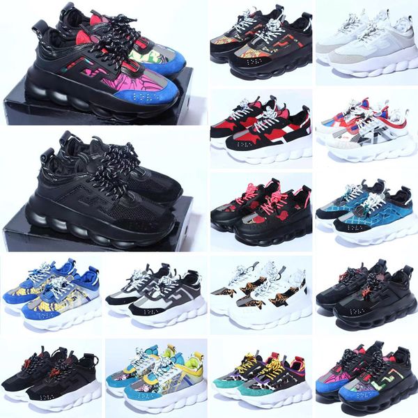 

luxury designer casual shoes quality chain reaction wild jewels link trainer shoes sneakers 36-47