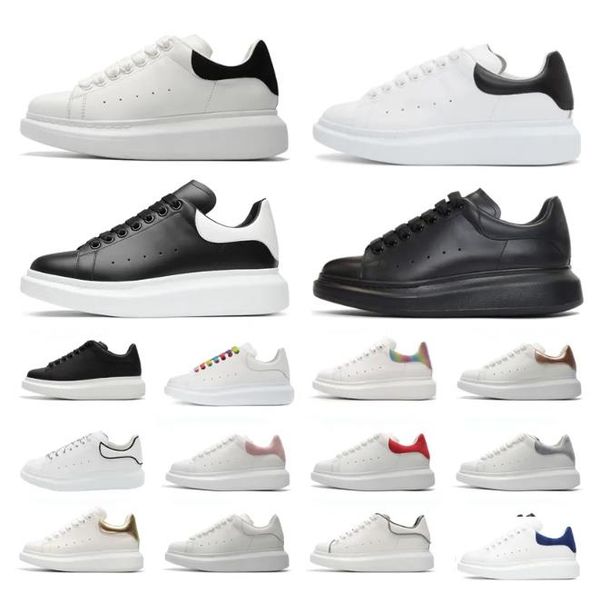 

alexander casual shoes chaussures de espadrilles oversized sneakers women leather lace up fashion platform white black mens luxury velvet su