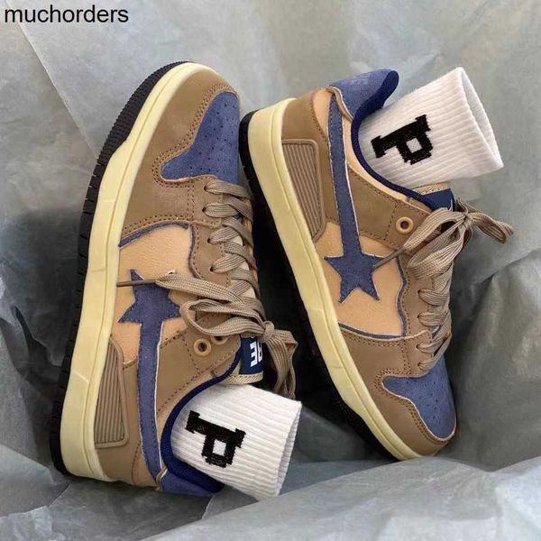 

china-chic ins style minor meteor moral training shoes male chic color contrast fashion couple low sports skateboard shoes, Black