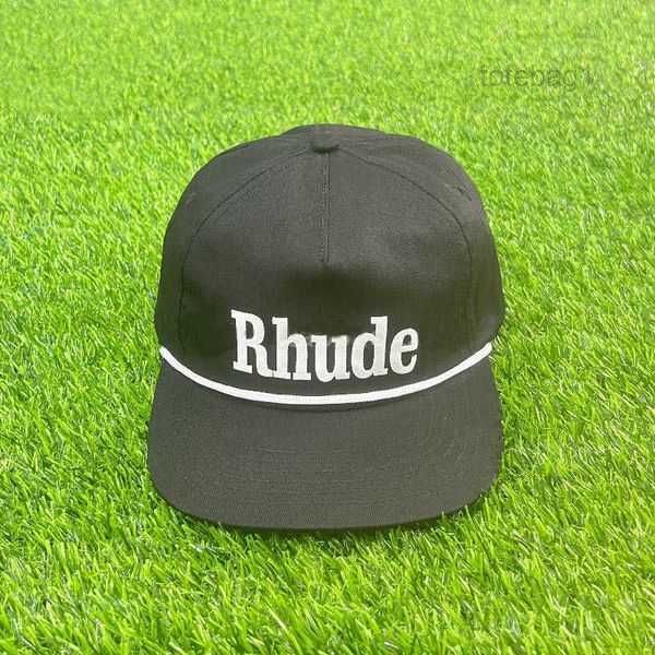 

embroidery rhude baseball cap men women sun hat sunscreen outdoor adjustable 4 0qn5, Blue;gray