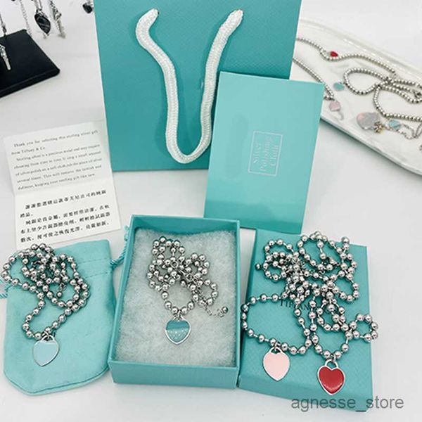 

pendant necklaces heart necklaces women pendant fashion couple jewelry gifts for accessories r230615, Silver
