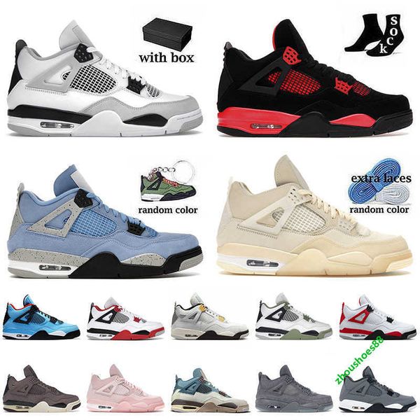 

with box men 4 basketball jumpman shoes 4s iv military black red thunder university blue jorden seafoam infrared taupe haze starfish