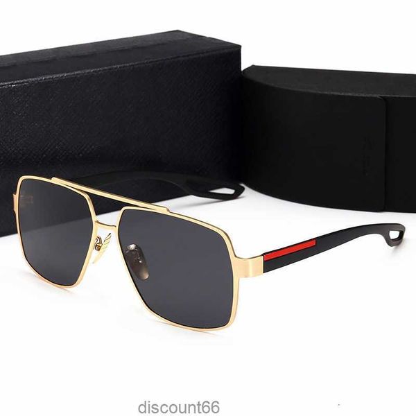 

retro polarized luxury mens designer sunglasses rimless gold plated square frame brand sun glasses fashion eyewear with caseef5g, White;black