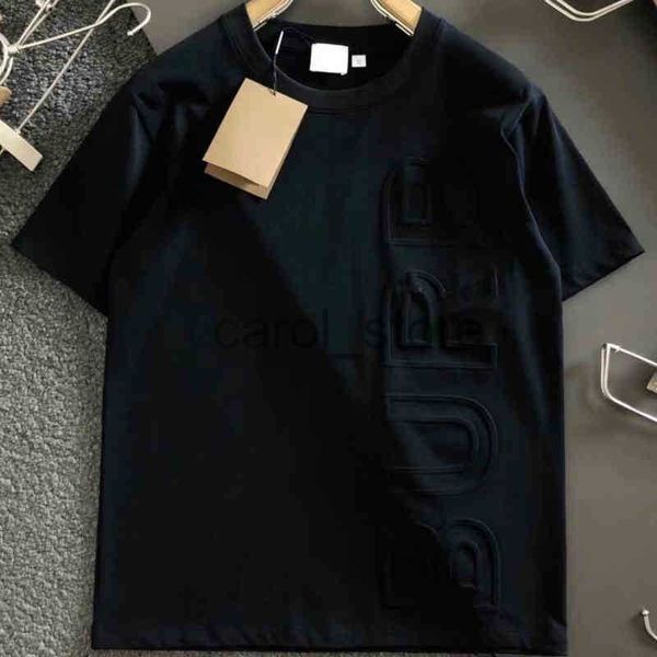 

men's t-shirts burby mens t shirt designer shirts round neck short sleeve tshirt men women sweatshirt 3d letter printing cotton oversiz, White;black