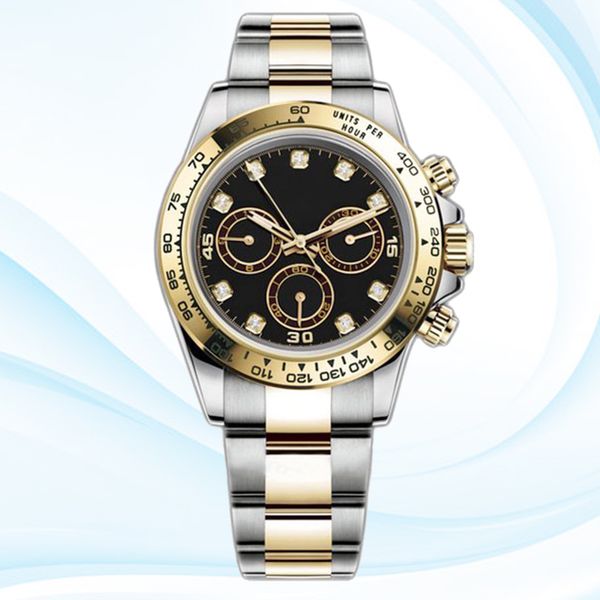 

new style mens classic watche 40mm dial master automatic watch mechanical sapphire watch folding luxury wristwatch stainless steel watch ban, Slivery;brown