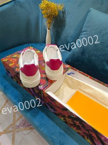 

2023 new luxury casual shoes genuine leather vintage classic plaid trainers vintage fashion trainer trainers for men and women, Black