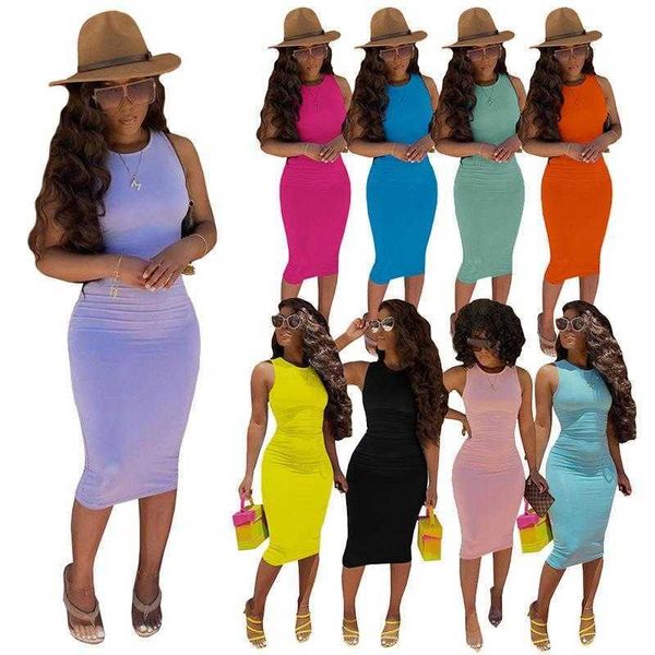 

womens fashion casual solid color dress summer sleeveless mini, Black;gray