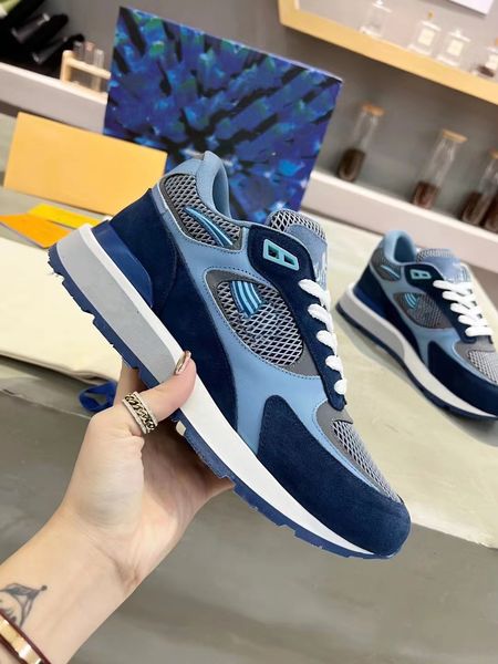 

wholesale 2023 luxury designer casual sport shoe men trainer sports shoes tpu combination bottom heighten sneakers 35-46, Black
