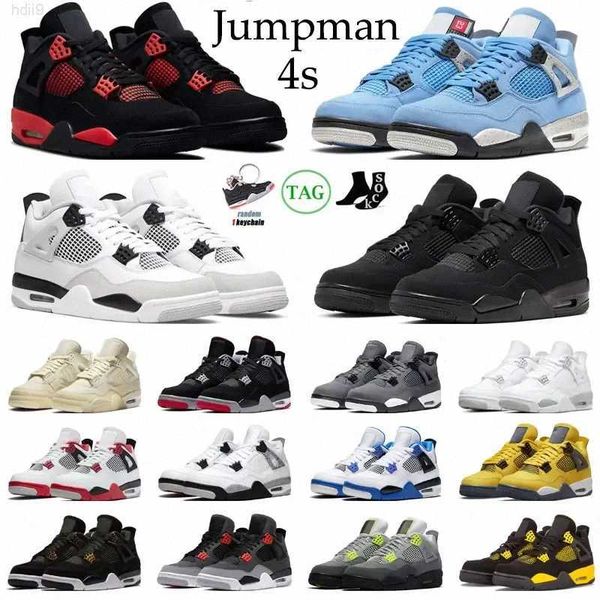 

og military black 4s basketball shoes men women jumpman 4 red thunder black cat infrared bred university blue royalty mens trainers spoizwt#