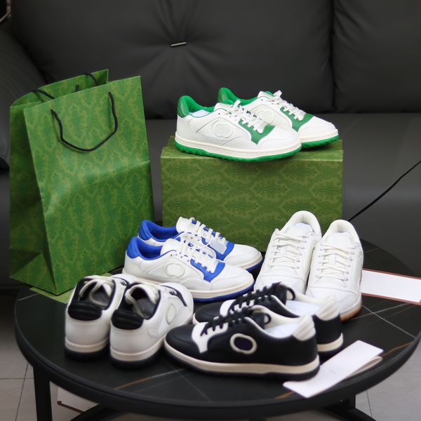 

new mac80 retro casual shoes women mens designer dirty sneakers round toe embroidered low flat lace-up trainer sneakers outdoor sports with