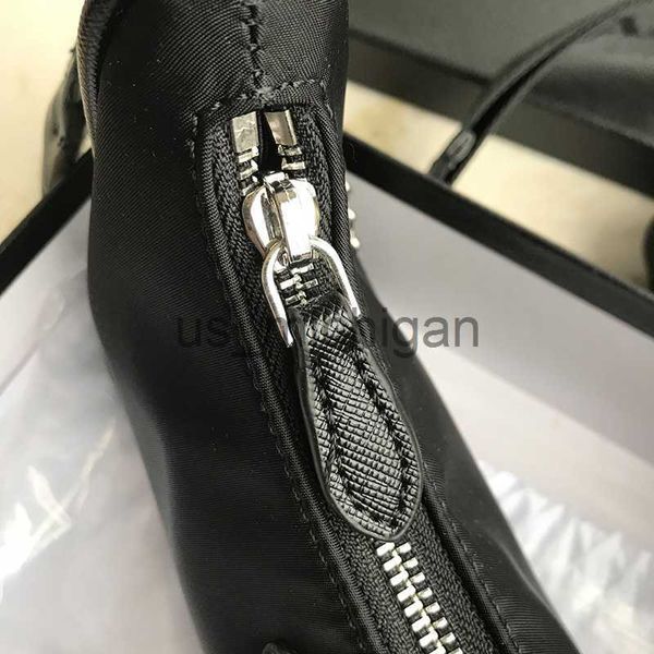 

evening bags black nylon shoulder messenger bag for women luxury handbag hobo designer with mini pocket brand female crossbody bag j230615