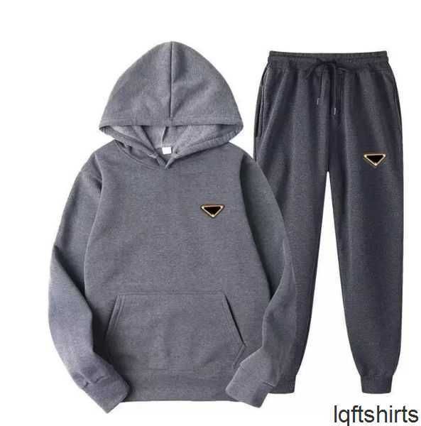 

high neck hoodies sweatshirt pants tracksuit men's and women's two pieces tracksuits outfit plus size streetwear casual suit piece, Gray