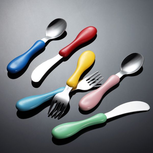 

stainless steel cutlery set ultra lightweight knife fork spoon home use travel camping cutlery set holiday gifts children