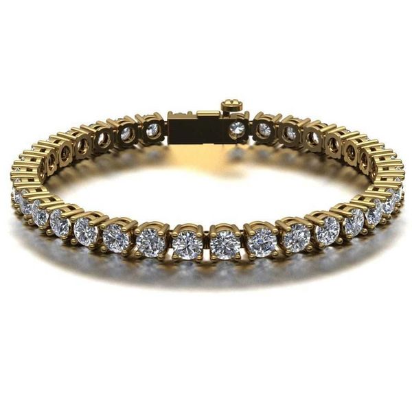 

hip hop style 5mm tennis chain for bracelet 3d print model in 925 sterling gold from vietnam manufacturer, Silver