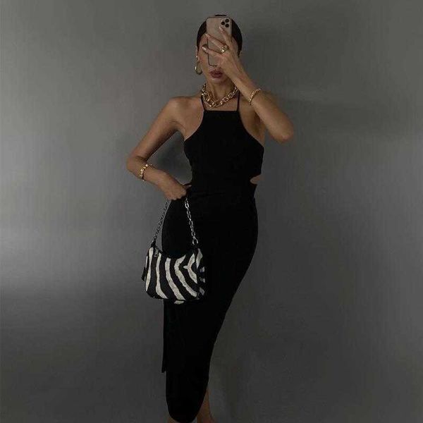 

summer womens lace up solid dress color halter wholesale, Black;gray