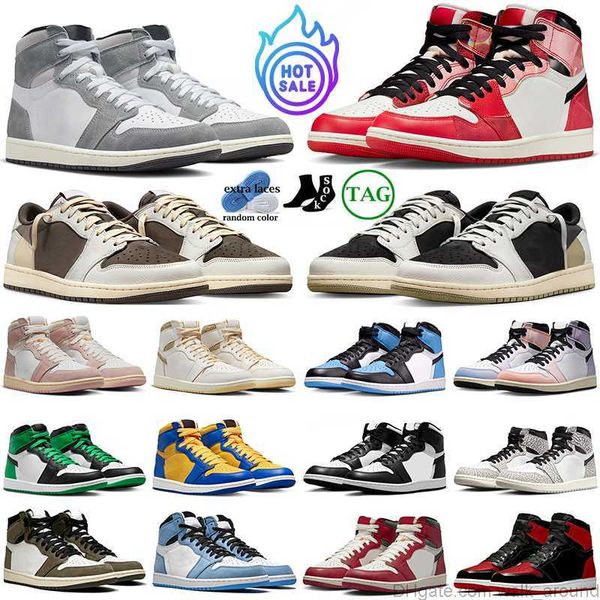 

jorda n 1 jumpman high basketball shoes 1s reverse mocha olive men women sneakers washed heritage pink lost and found unc sail shattered bac