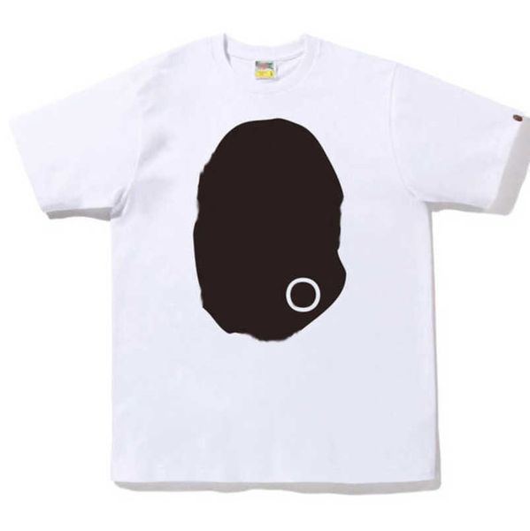 

men's classics luxury t shirts men women apes tees brand tshirts high street loose t-shirts casual cotton short sleeve couple t-shirt, White;black