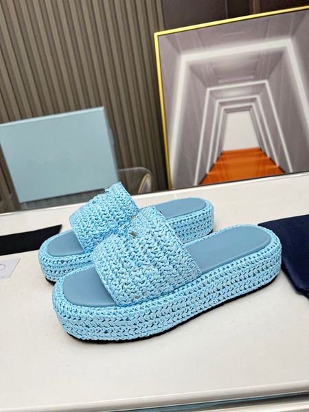 

designers sandals for men women fashion classic floral brocade slides flats leather rubber 0609, Black