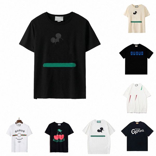 

luxurys designers mens tshirts womens t shirts cotton fashion letter summer printing short sleeve lady tees casual clothes t-shirts clothin, White;black