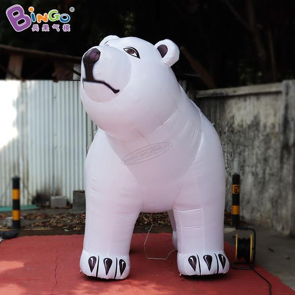 

2.3m height advertising inflatable animal polar bear cartoon bear models for outdoor event party decoration with air blower toys sports