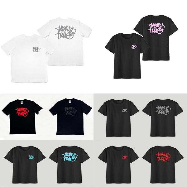 

designer summer minus two mens and womens pure cotton t shirt printed minus two y2k cargo tshirt street hash casual trend short sleeve a030, White;black