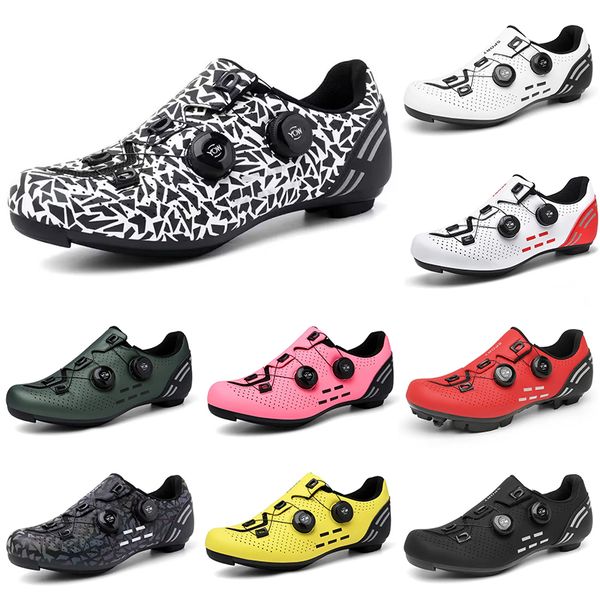 

2023 multi-colored casual lock shoes men black red white grey green yellow pink mens trainers sports sneakers outdoor color9