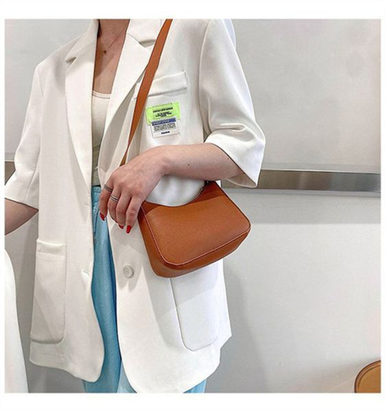 

new handle bag women retro handbag pu leather shoulder totes underarm handle bag female small subaxillary bags clutch a94 b