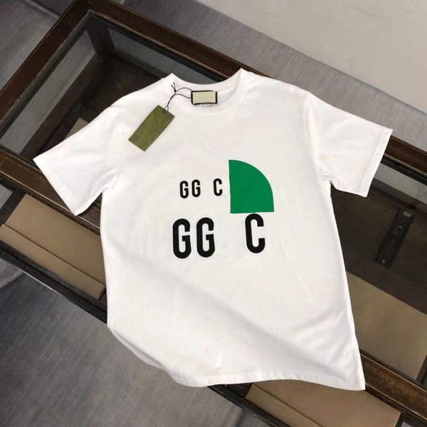 

2023 summer cotton letter printing women t shirts fashion mens short sleeve graphic customize tshirt women clothes casual tie dyeing tees po, White