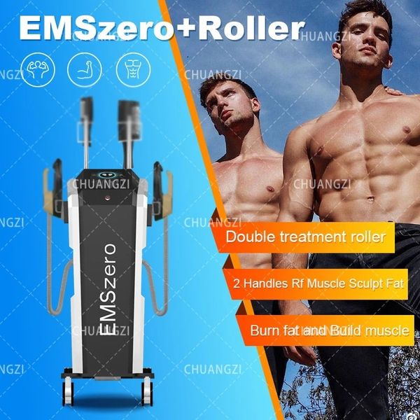 

neo 2 roller massager and 4 neo handles dls-emslim nova emszero body shaping ems electromagnetic stimulation