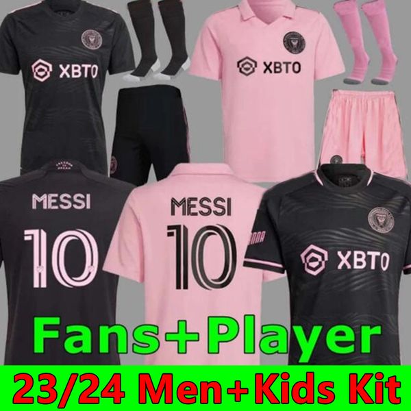 

23 24 inter miami soccer jerseys miami cf soccer jersey higuain jean fray campana yedlin beckham football kid suit player fans version shirt, Black;yellow