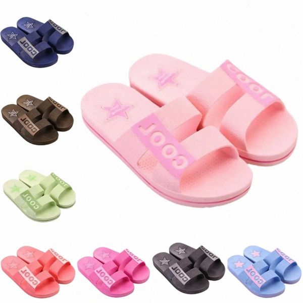 

slippers women men shoes deep dark brown green black purple beach coast bathroom indoor outdoor antiskid sandals size 36-45 p83n#