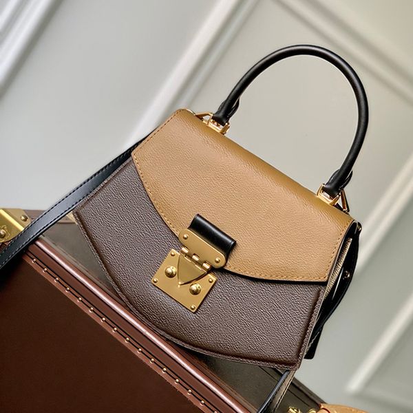 

designer shoulder handbag luxury crossbody bag genuine leather flap bag 24cm high imitation messenger bag with box zl199