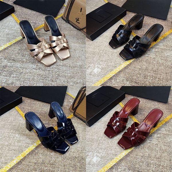 

casual shoes fashion beach platform slippers letters ladies leather high-heeled skateboard shoes classic women's sandals, Black