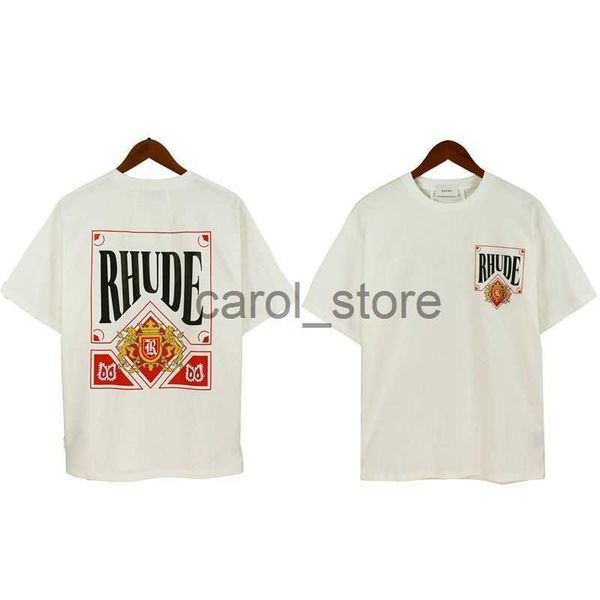 

men's t-shirts rhude mens t-shirts designer for men short sleeve rhudes printing shirts tee loose tshirts woman oversized asian size j, White;black