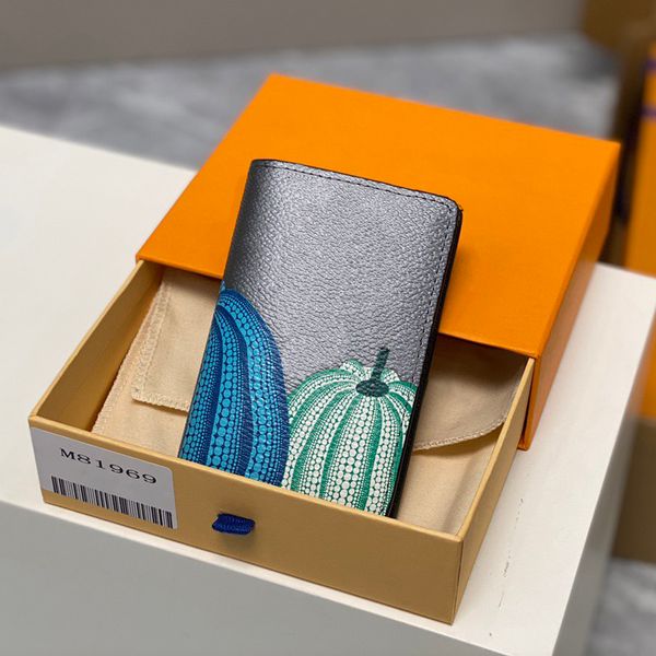 

leather long purse women designer sarah card holder embossed flowers with dust bag m81969 pocket organizer m81967 slender wallet
