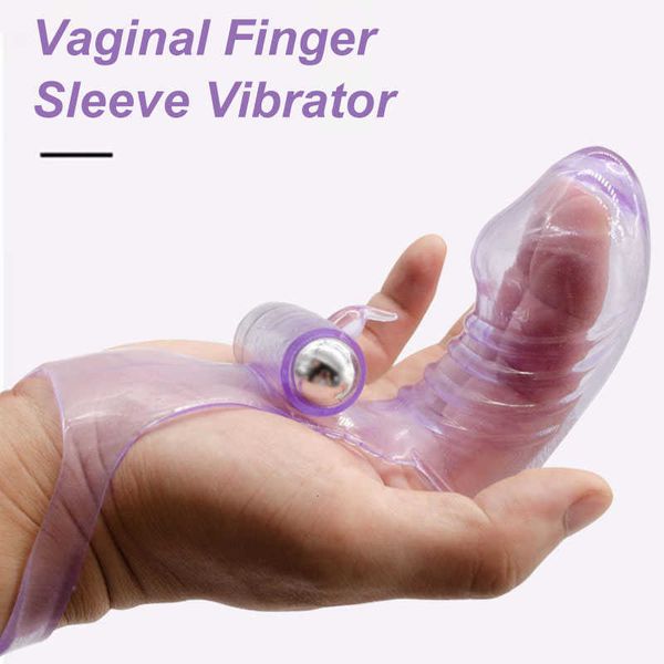 

toy massager silicone vibrating finger sleeve intimate products vaginal clitoris stimulation finger massager bullet vibrators for women