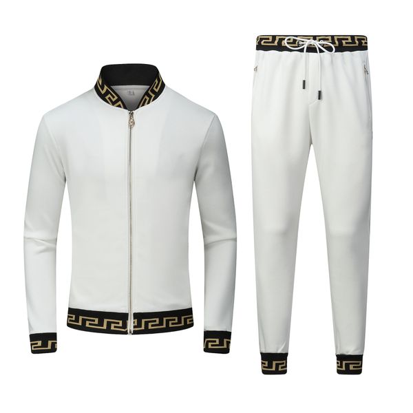 

1 men's tracksuits designer mens tracksuit luxury men sweatsuits long sleeve classic fashion pocket running casual man clothes outfits, Gray