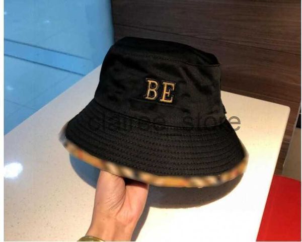 

wide brim hats luxurys 2022 summer fashion leisure designer bucket hat cap advanced sense full of simple men's and women's fisherm, Blue;gray